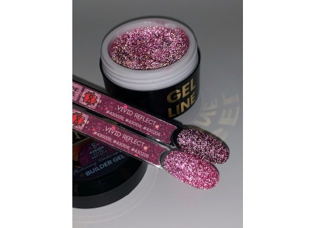 FLICKERING DARK LINE BUILDER GEL -  BRILLIANCE BURST 15ml